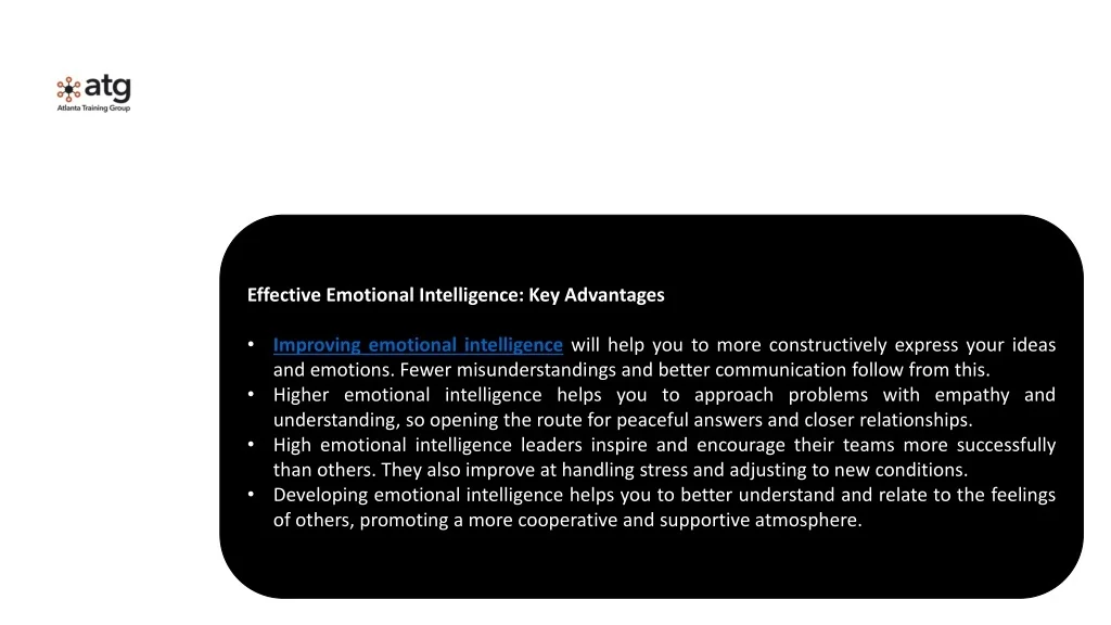 PPT - Unlock Your Potential: Atlanta Training Group Emotional ...
