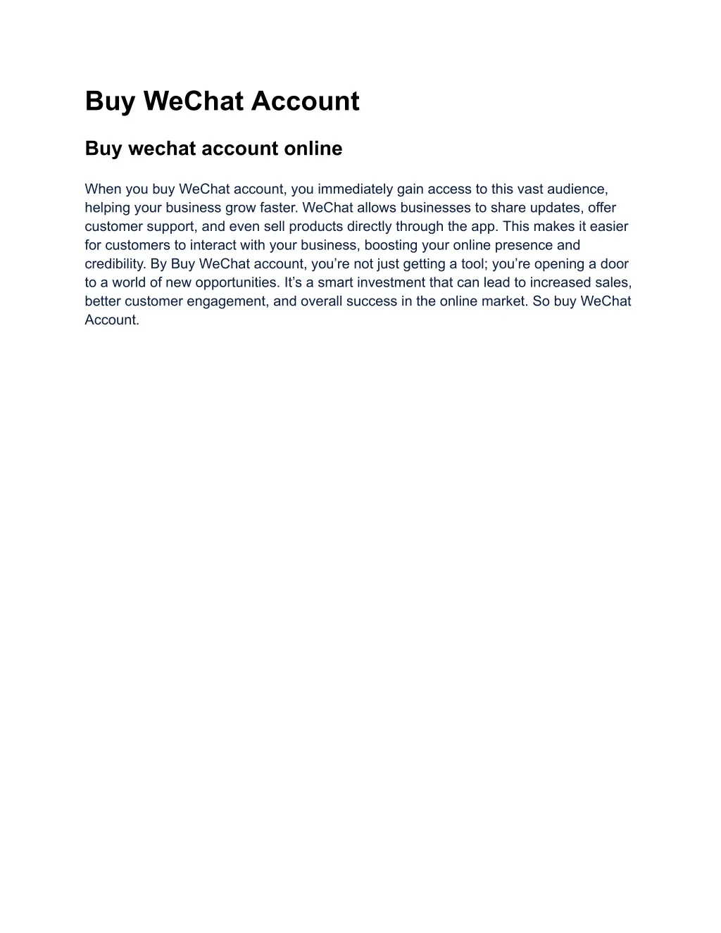 PPT - The Best 11 Sites To Buy WeChat Account 2024 PowerPoint ...