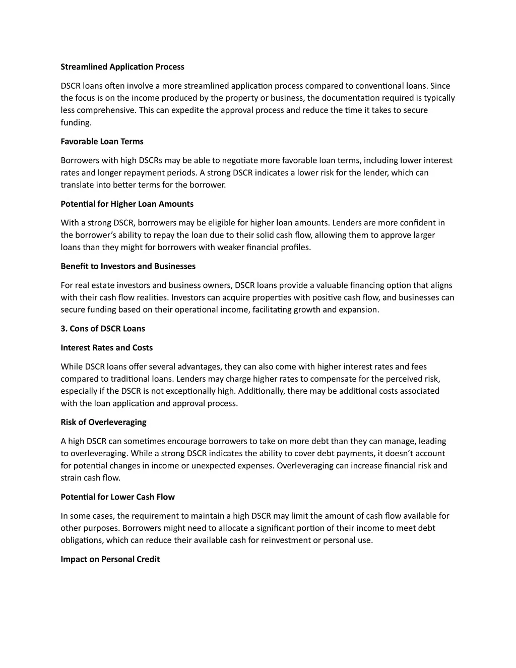 Streamlined Application PPT - DSCR Loan Pros and Cons PowerPoint Presentation, free download ...