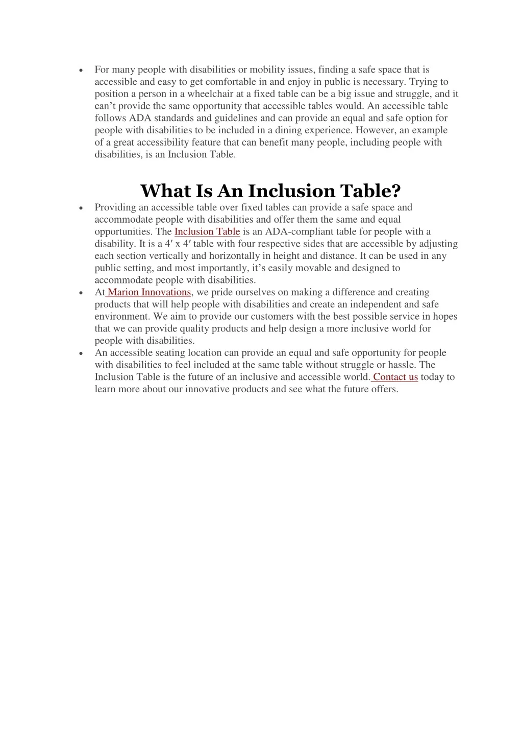 PPT - What Is An ADA Accessible Table? PowerPoint Presentation, free ...