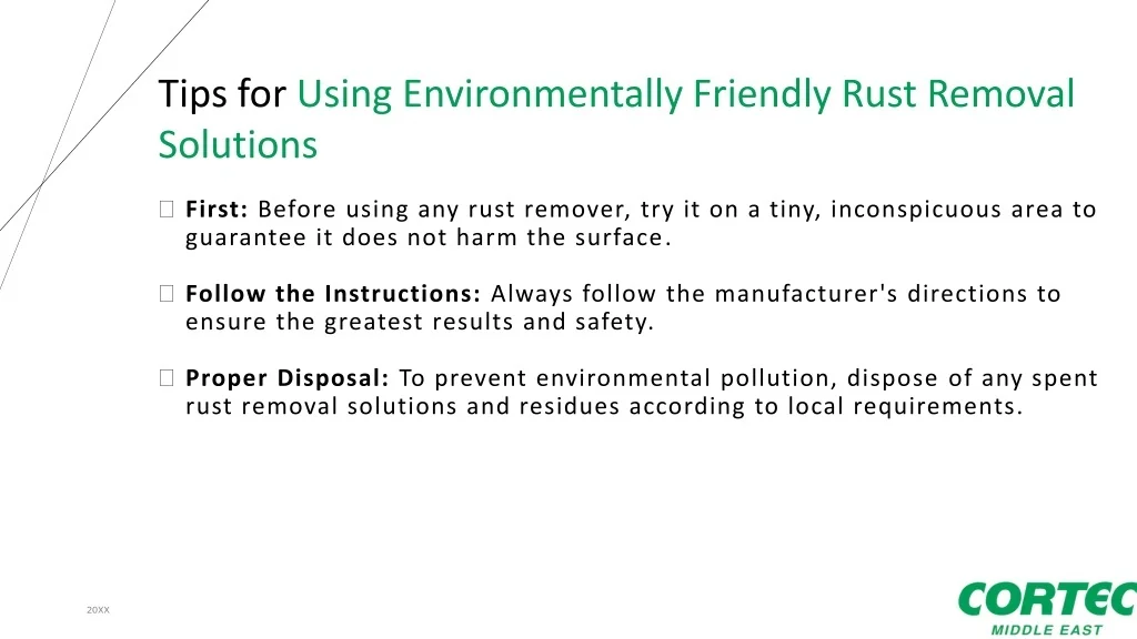 Rust Less In Cold Environment PPT - Eco-Friendly Rust Removal: Sustainable Solutions for a Cleaner ...