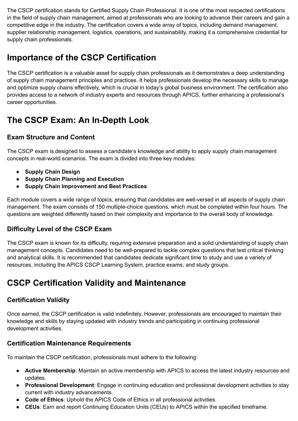 PPT - Comprehensive Guide to the APICS CSCP Certification PowerPoint ...