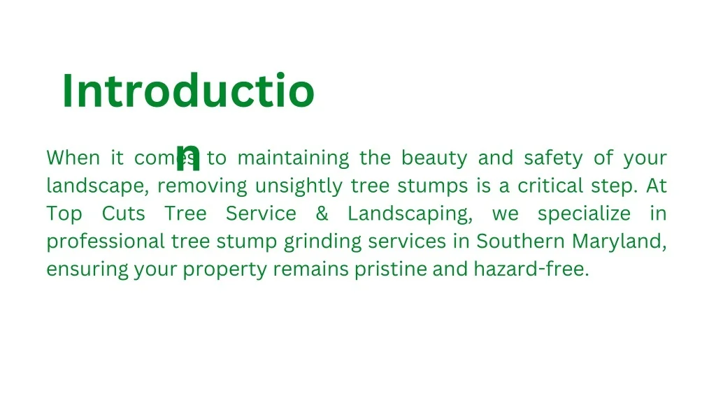 PPT - Tree Stump Grinding Service PowerPoint Presentation, free ...