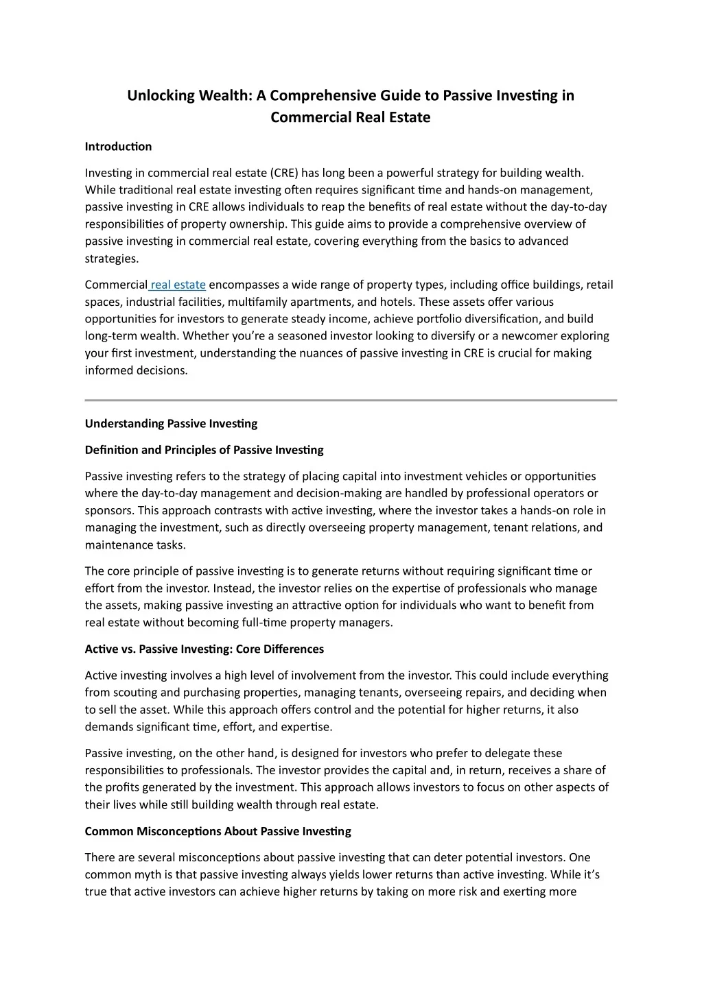 PPT - Unlocking Wealth: A Comprehensive Guide to Passive Investing in ...