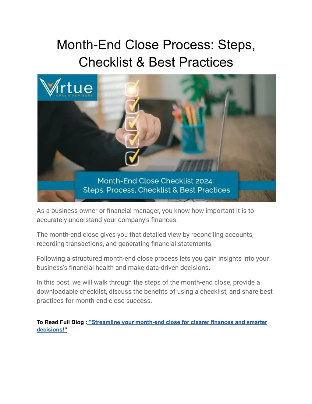 PPT - Month-End Close Process_ Steps, Checklist & Best Practices ...