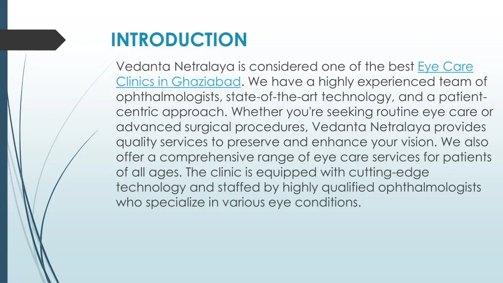 PPT - Best Eye Care Clinic in Ghaziabad PowerPoint Presentation, free ...