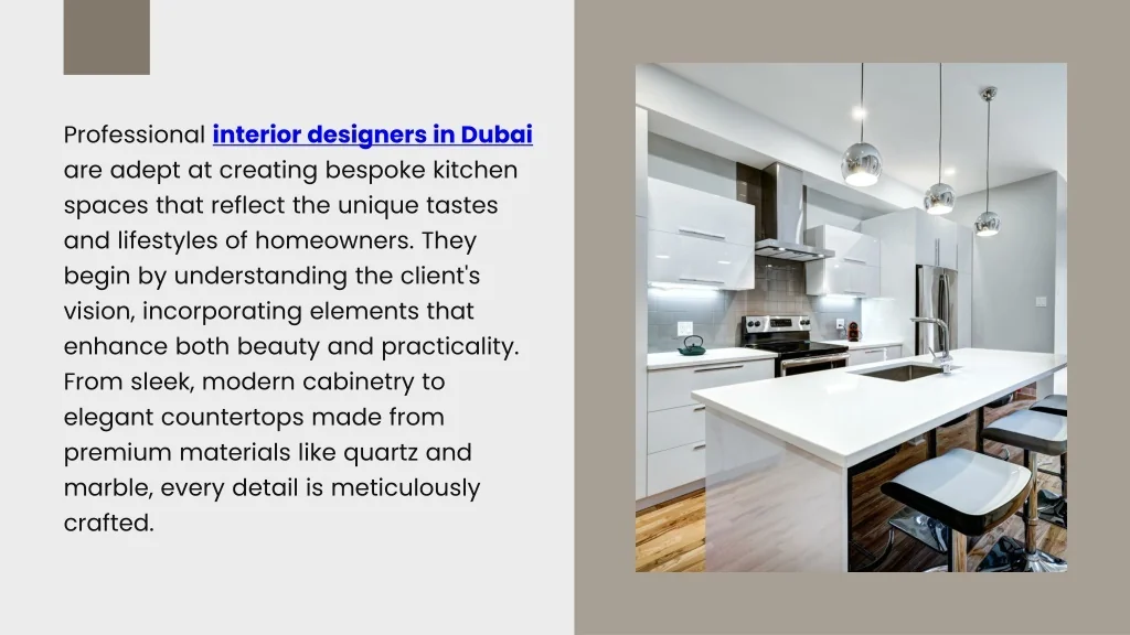 PPT - Stylish Kitchen Renovation in Dubai by Professional Interior ...