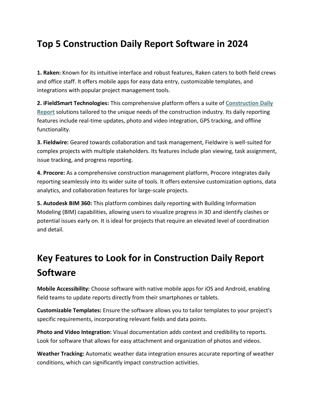 PPT - Construction Daily Report Software The Key to Streamlining ...