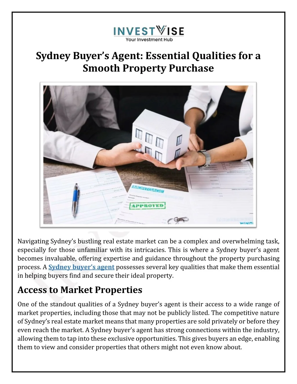 PPT - Sydney Buyer’s Agent Essential Qualities for a Smooth Property ...