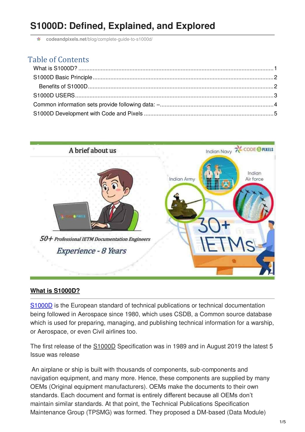 PPT - S1000D Defined Explained and Explored PowerPoint Presentation ...