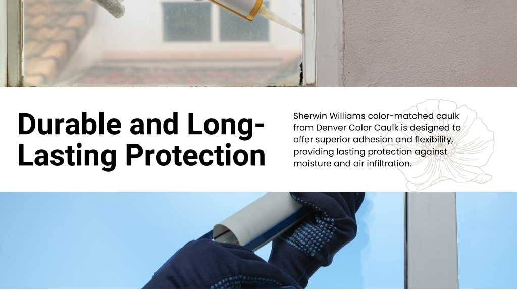 PPT Sherwin Williams Color Matched Caulk for a Flawless Finish