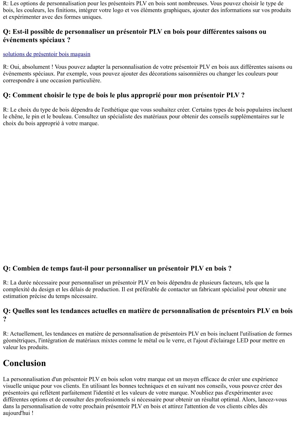 PPT - Comment personnaliser un présentoir PLV en bois selon votre ...