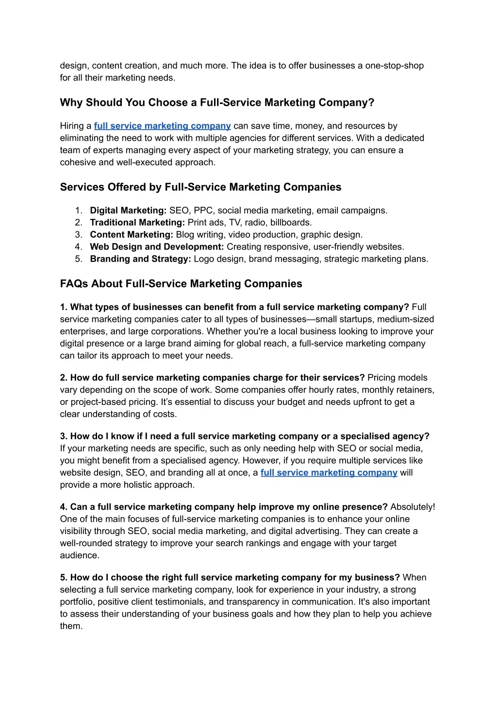PPT - Full Service Marketing Company | Complete Business Solutions ...