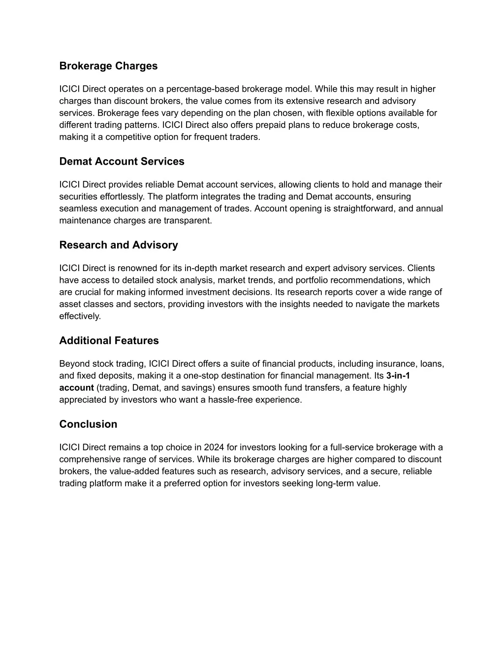 Ppt Icici Direct Review 2024 Stock Trading Demat Brokerage