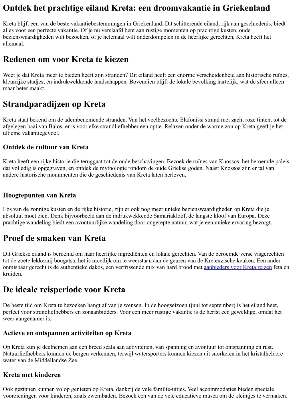 PPT - Ontmoet het paradijs op het historische Kreta – De perfecte ...