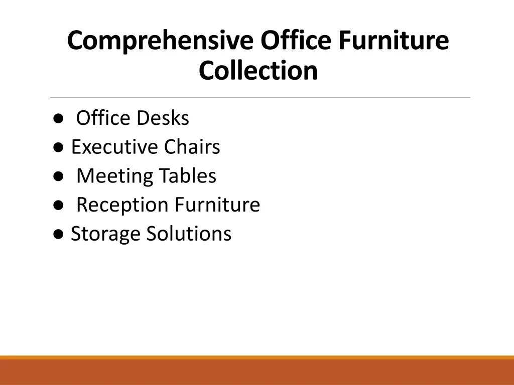 PPT - Premium Office Furniture in Dubai PowerPoint Presentation, free ...