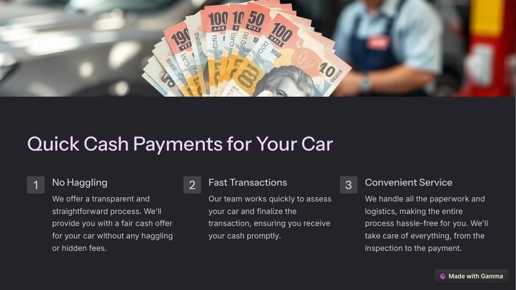 PPT BrisbaneCash4Cars PowerPoint Presentation, free download ID