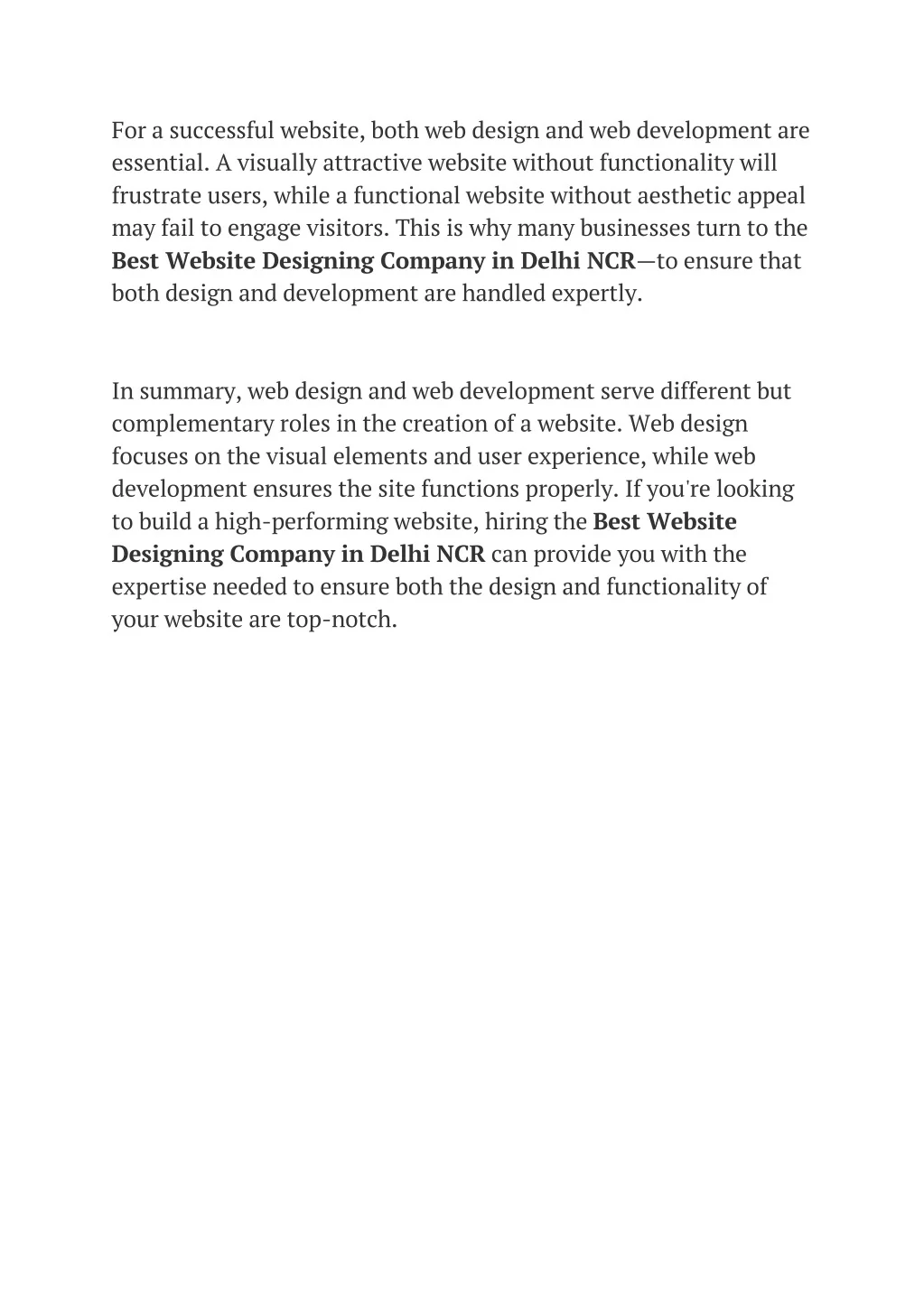 PPT - Best Website Designing Company in Delhi NCR PowerPoint ...
