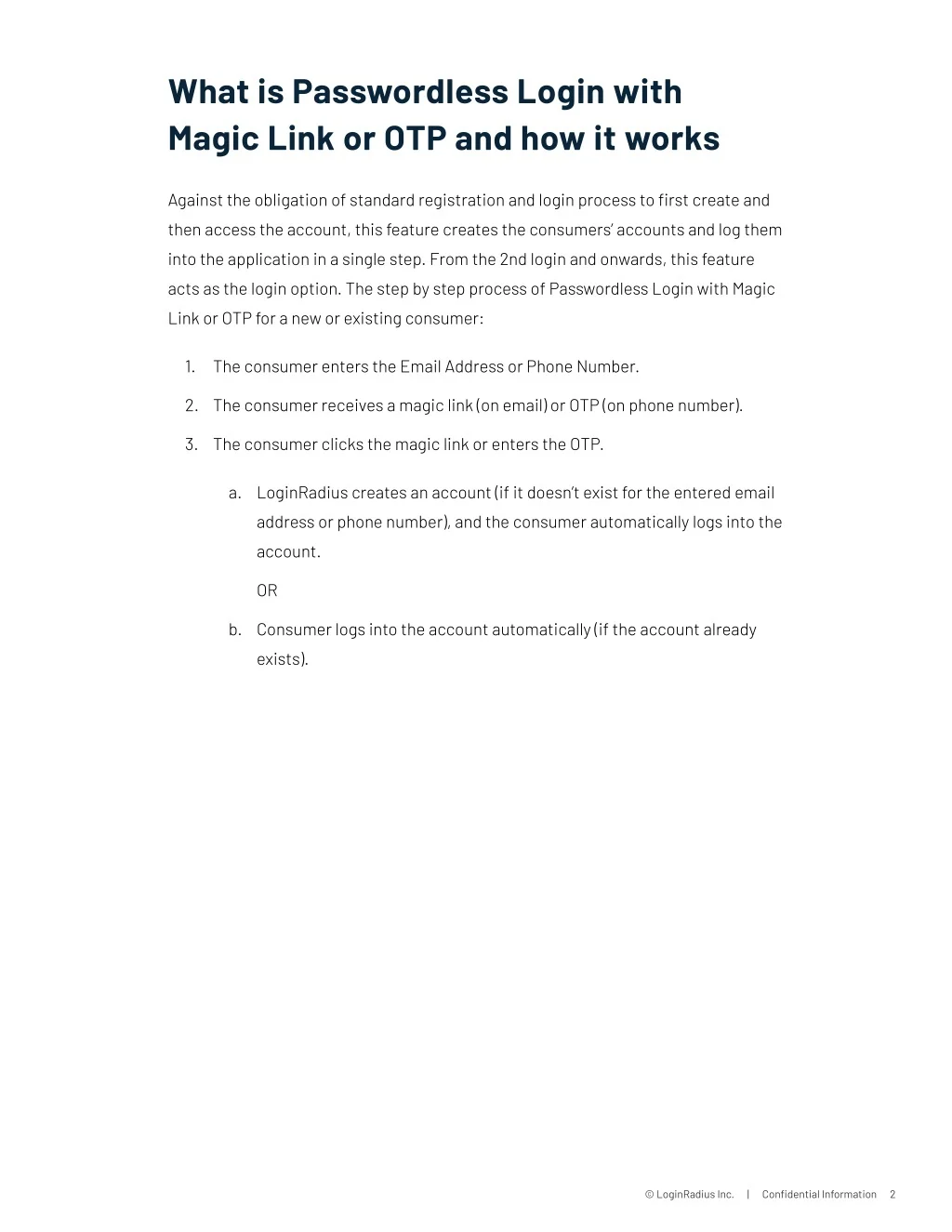 PPT - How LoginRadius Enables Passwordless Login with Magic Link or OTP ...