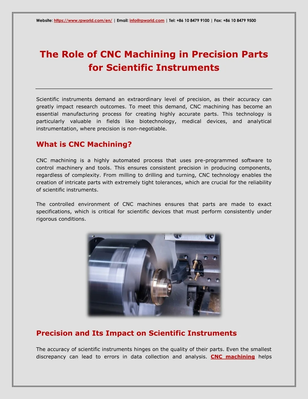 PPT - CNC Machining - RPWORLD PowerPoint Presentation, free download ...