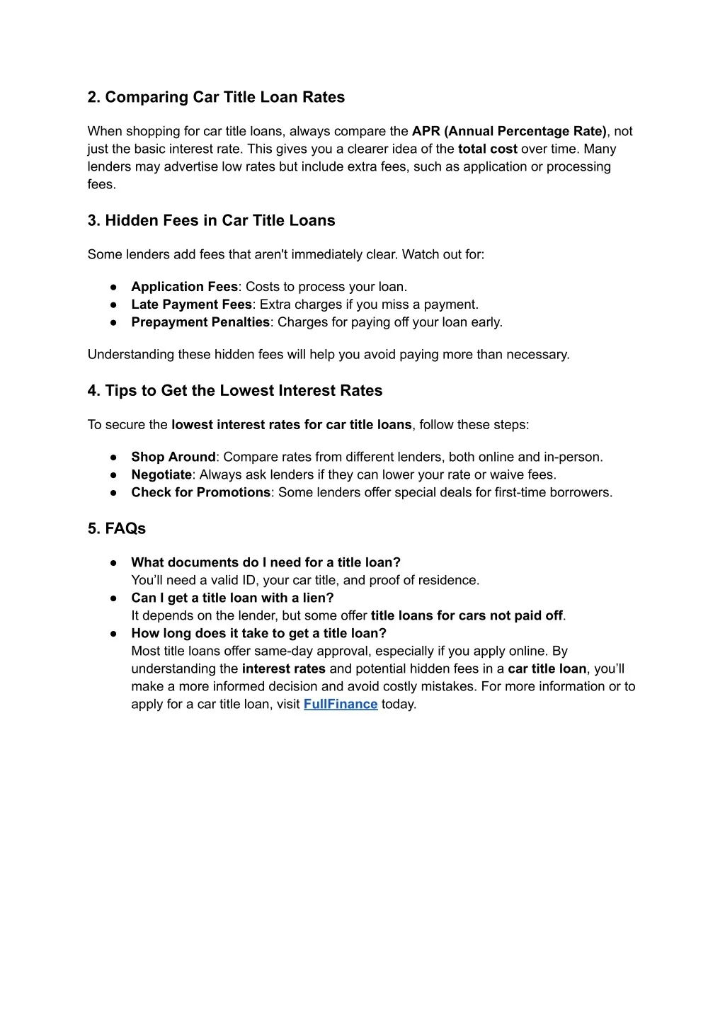 PPT - Uncover Hidden Fees in Car Title Loan Interest Rates ...