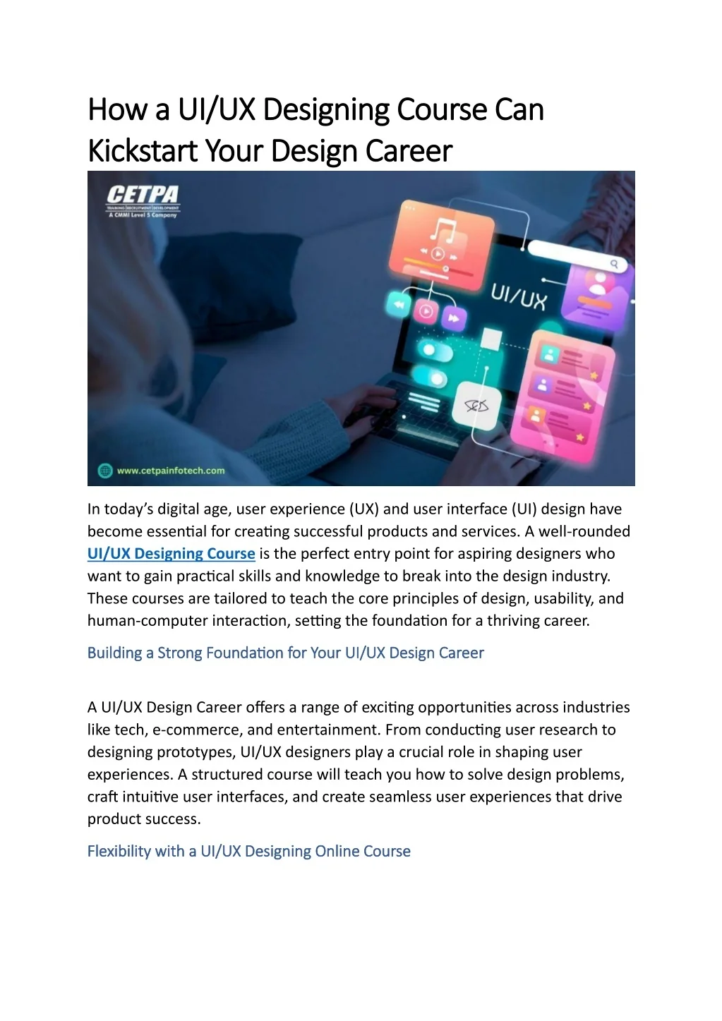 PPT - How a UI UX Designing Course Can Kickstart Your Design Career ...