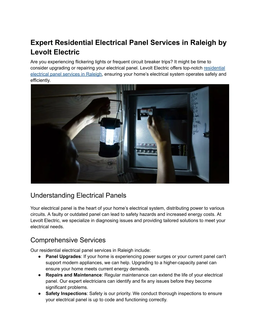 PPT Expert Residential Electrical Panel Services In Raleigh By Levolt Ppt expert residential electrical panel services in raleigh by levolt