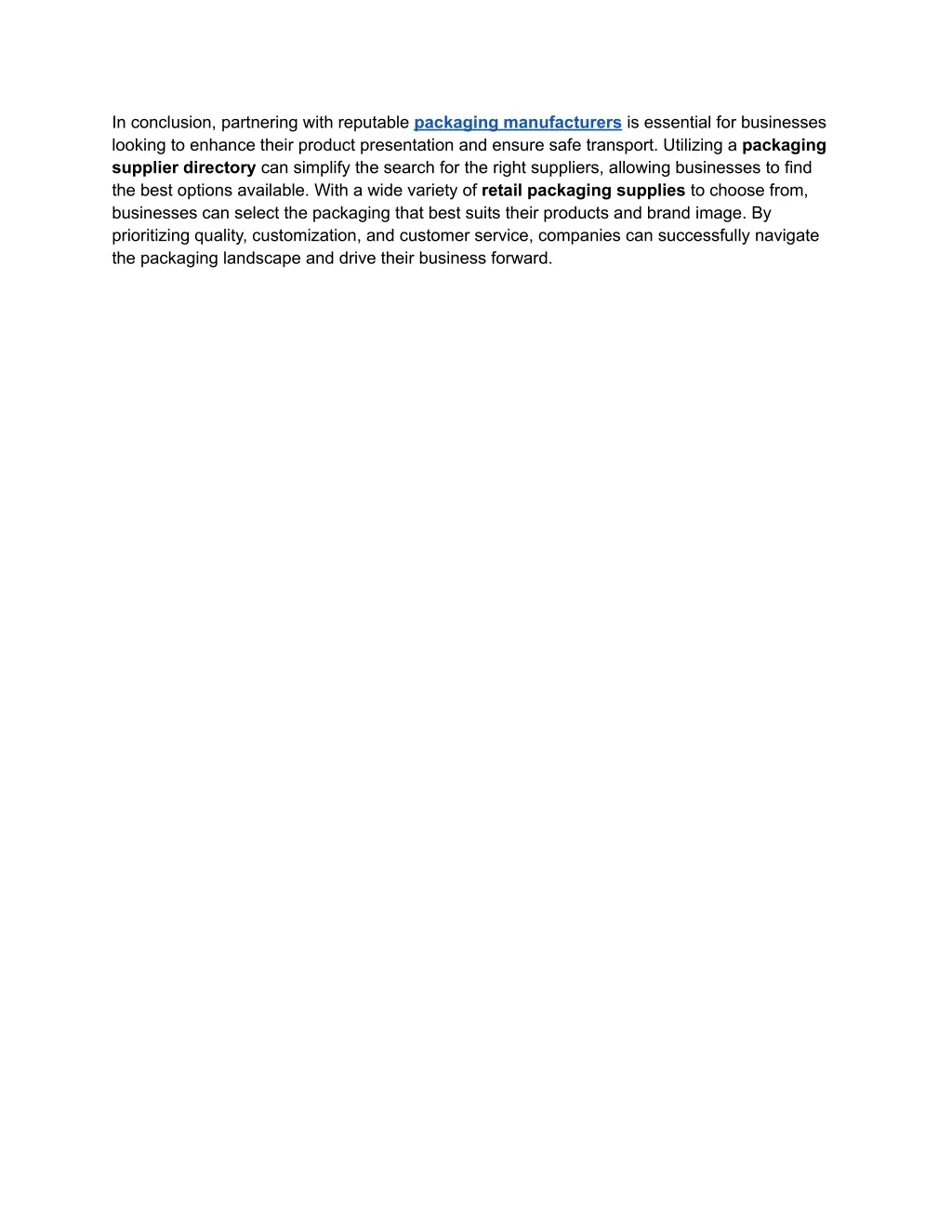 PPT - Understanding the Role of Packaging Manufacturers in Today's ...
