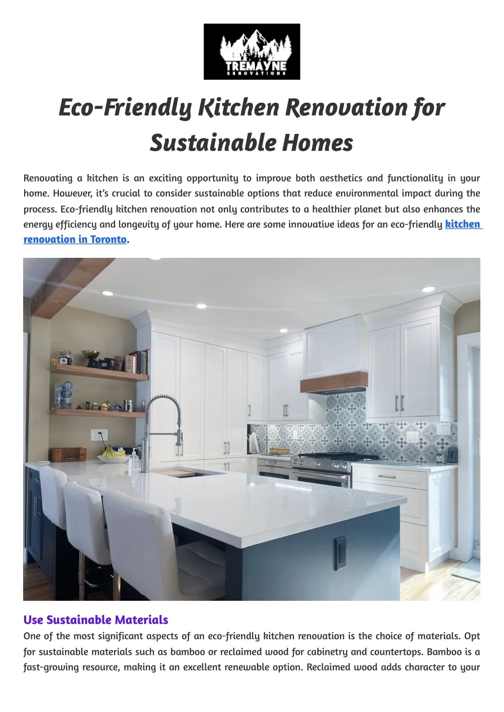 Budget Friendly Kitchen Eco Renovations Reference: Ppt Best Eco Friendly Options For Kitchen Renovations In Sustainable