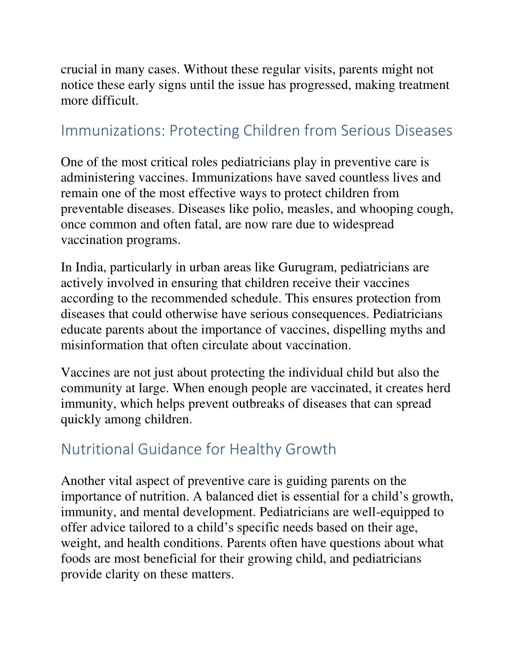 PPT - The Role of Pediatricians in Preventive Care: Keeping Children ...
