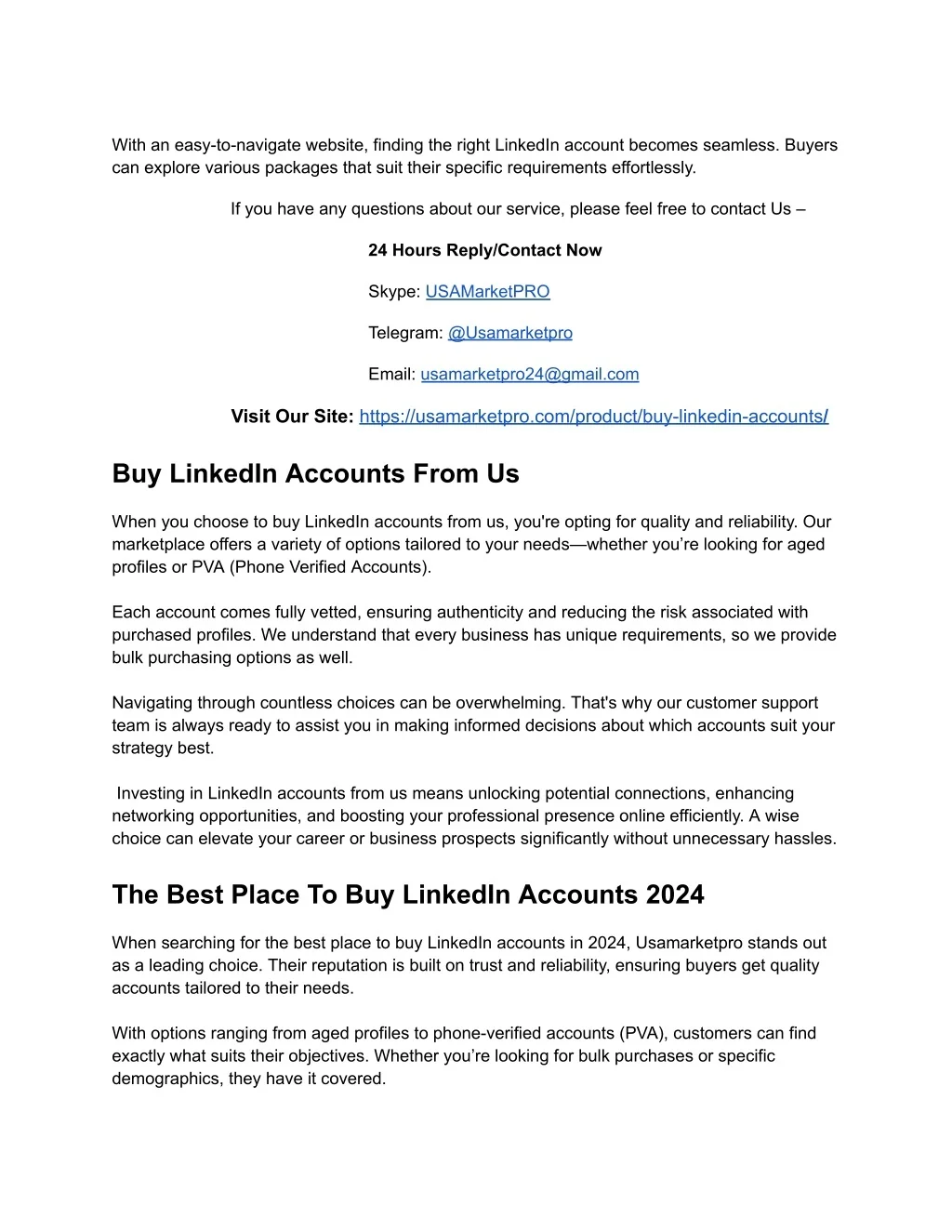 PPT - Best Online Platform To Buy LinkedIn Accounts PowerPoint ...