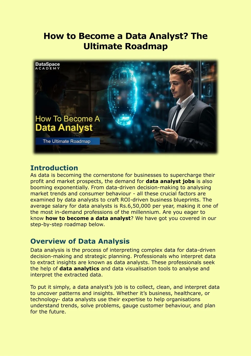 PPT - How to Become a Data Analyst The Ultimate Roadmap PowerPoint ...
