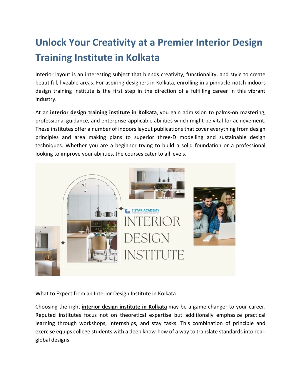 PPT - Unlock Your Creativity at a Premier Interior Design Training ...