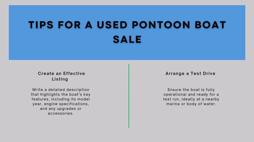 PPT Essential Tips for a Successful Used Pontoon Boat Sale PowerPoint