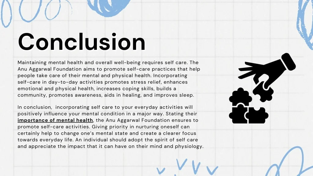 PPT - Importance of Self Care A Key to Better Mental Health PowerPoint ...