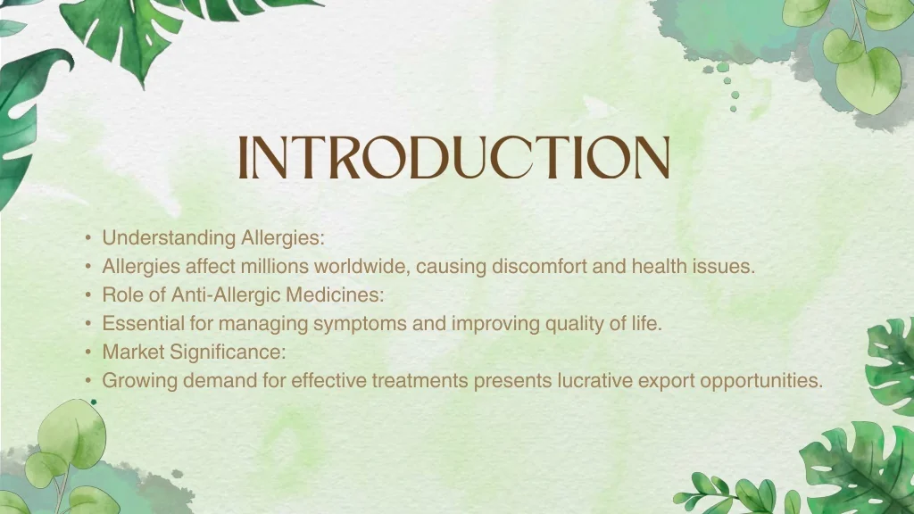 PPT - Anti Allergic Medicine Exporter PowerPoint Presentation, free ...