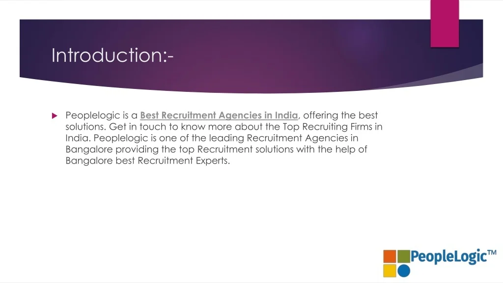 PPT - Recruitment Consultants in Bengaluru PowerPoint Presentation ...