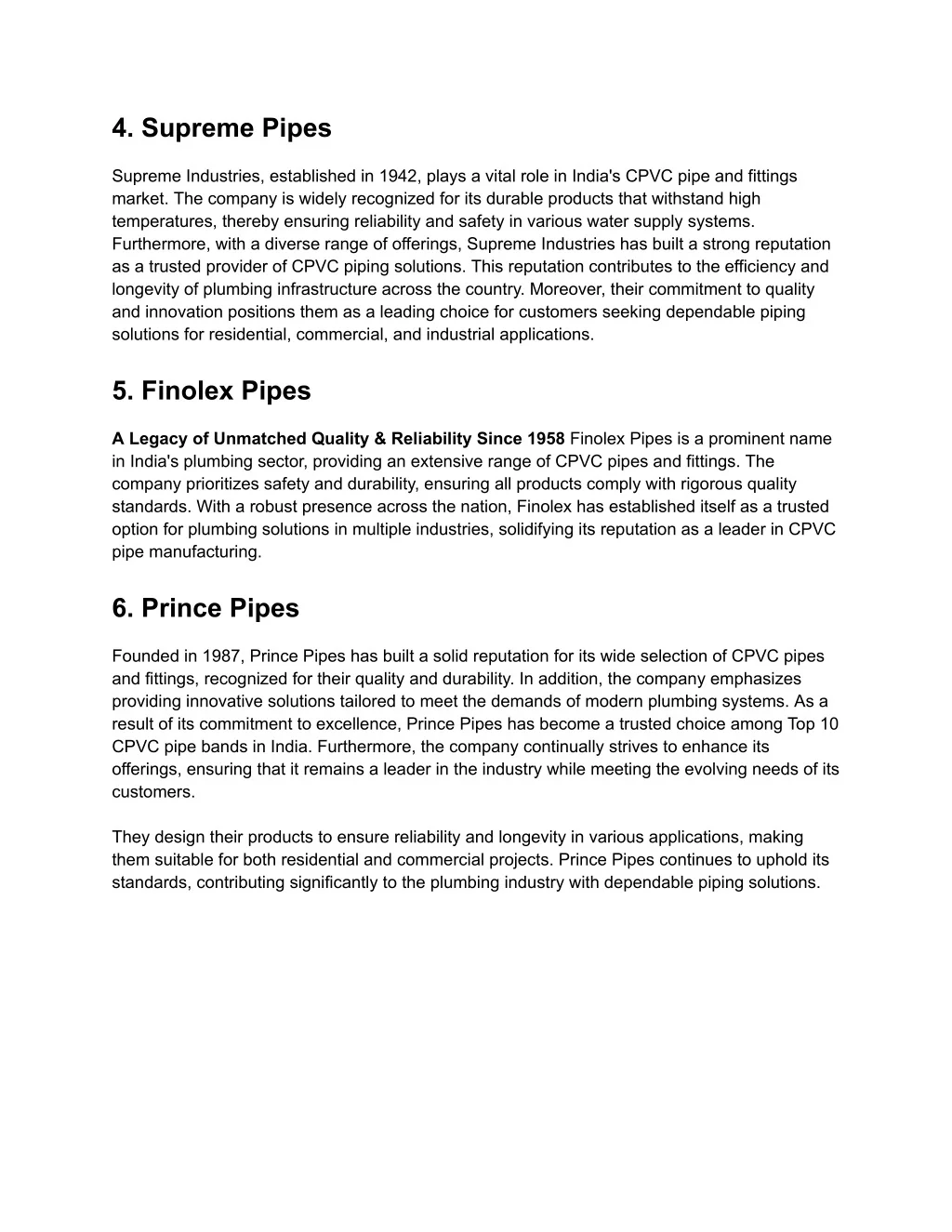 PPT Top 10 CPVC pipe brands in India PowerPoint Presentation, free