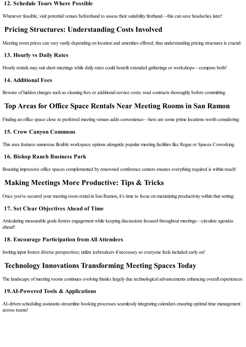 PPT The Best Meeting Room Rentals for Every Budget in San Ramon