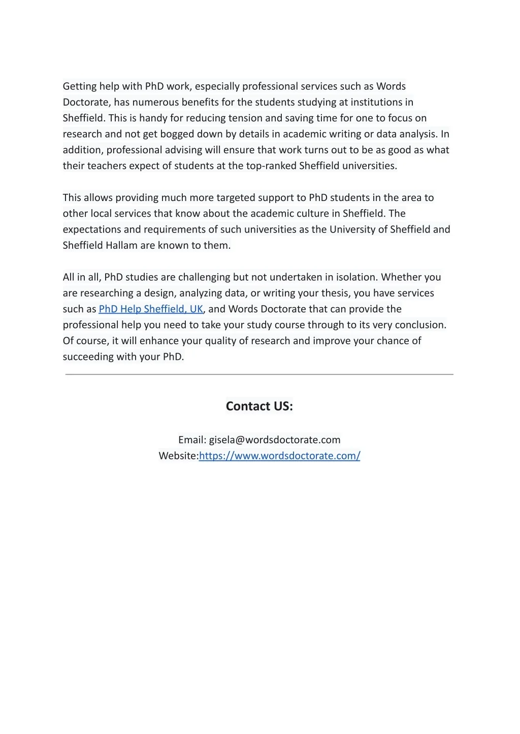 PPT - 2024 Phd Help In Sheffield, UK-Words Doctorate PowerPoint ...