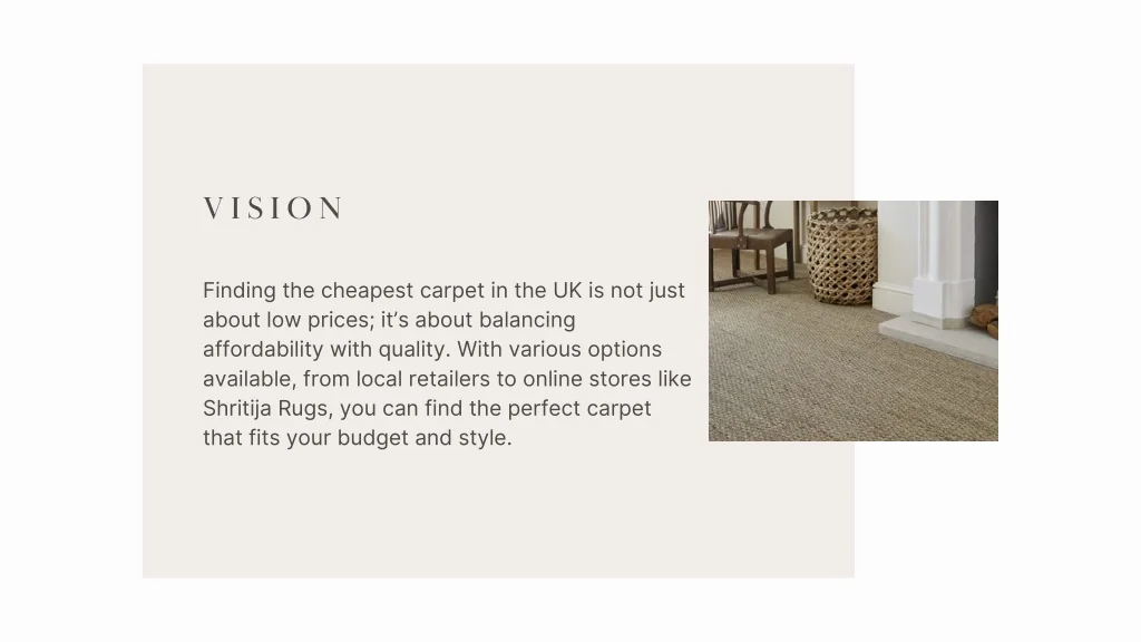 PPT Cheapest Carpet UK Affordable Options for Every Home PowerPoint